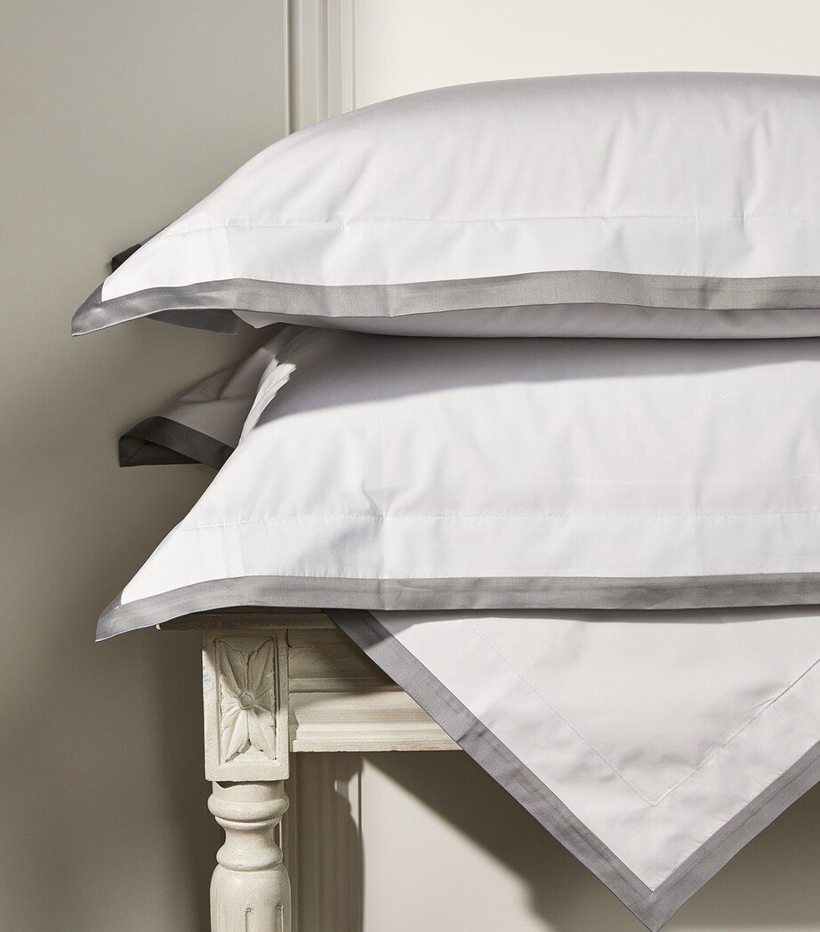 Celso De Lemos Hella Oxford Pillowcase (50cm x 75cm) Ardoise Image 4