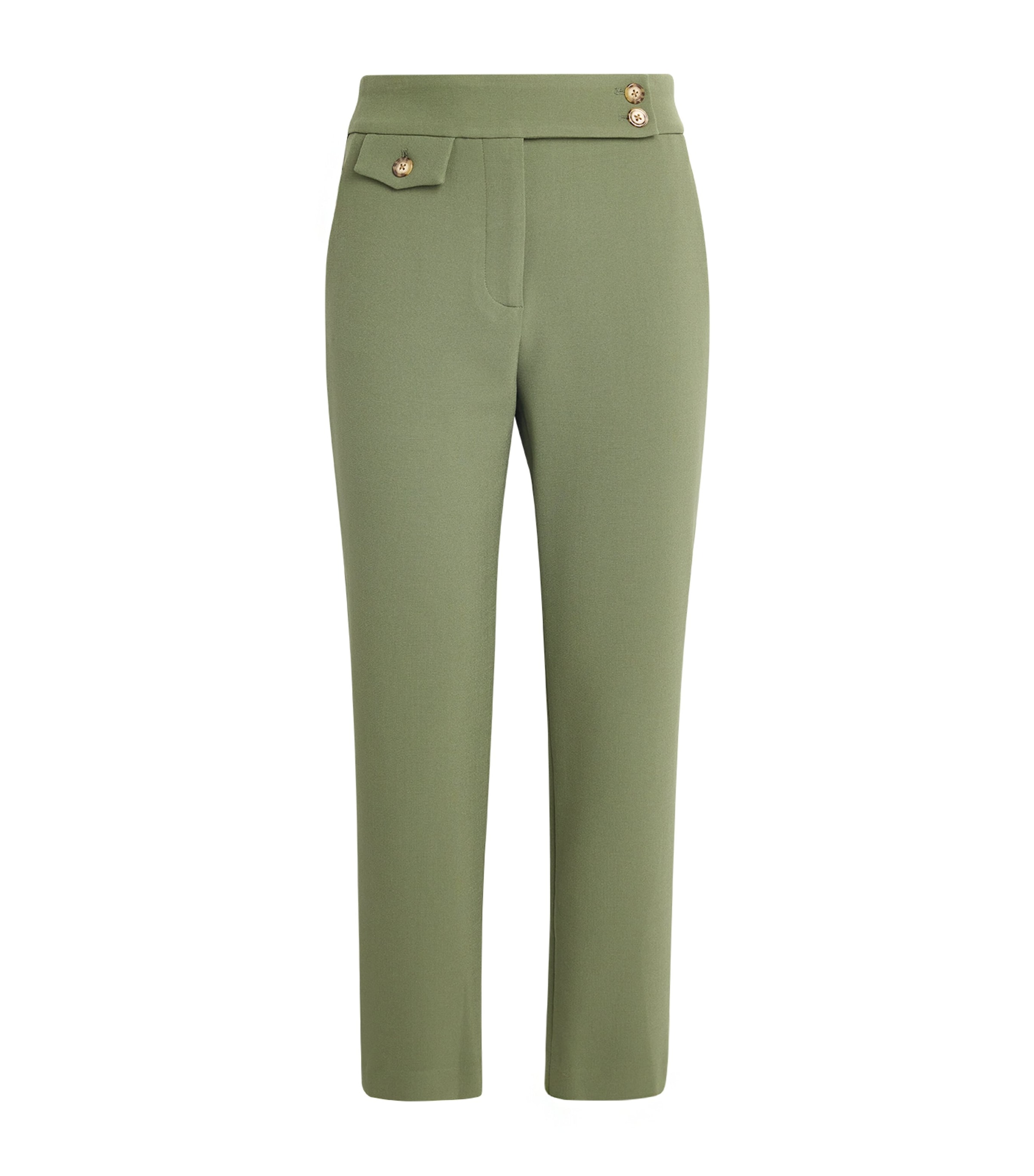 Veronica Beard Renzo Tailored Trousers In Beige