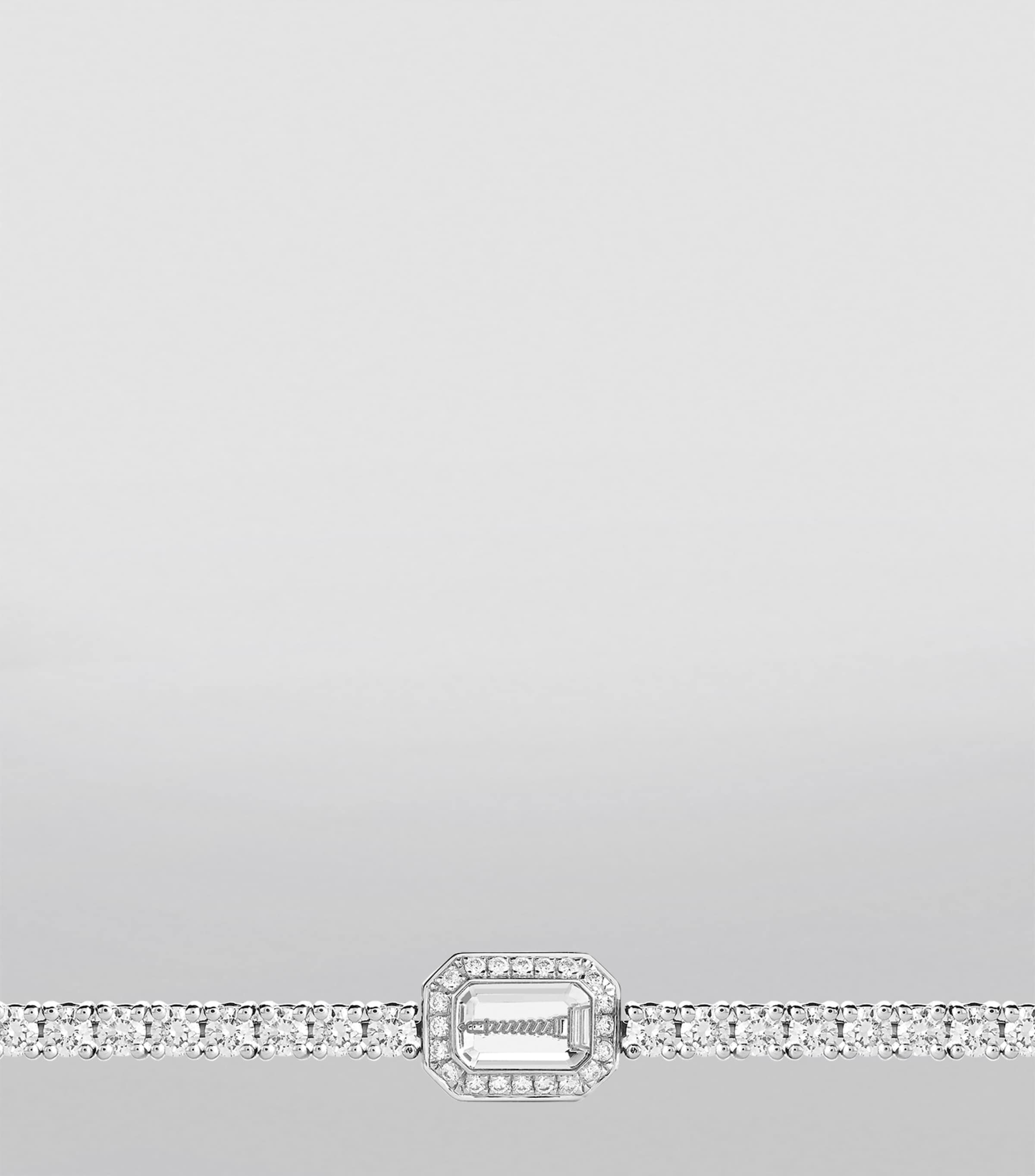 White Gold and Diamond Rivière Vendôme Bracelet WHITE GOLD Image 4