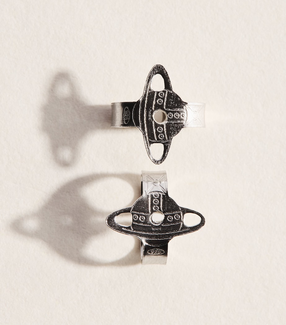 Vivienne Westwood Leodaria Earrings Plat/blk Patna Image 5