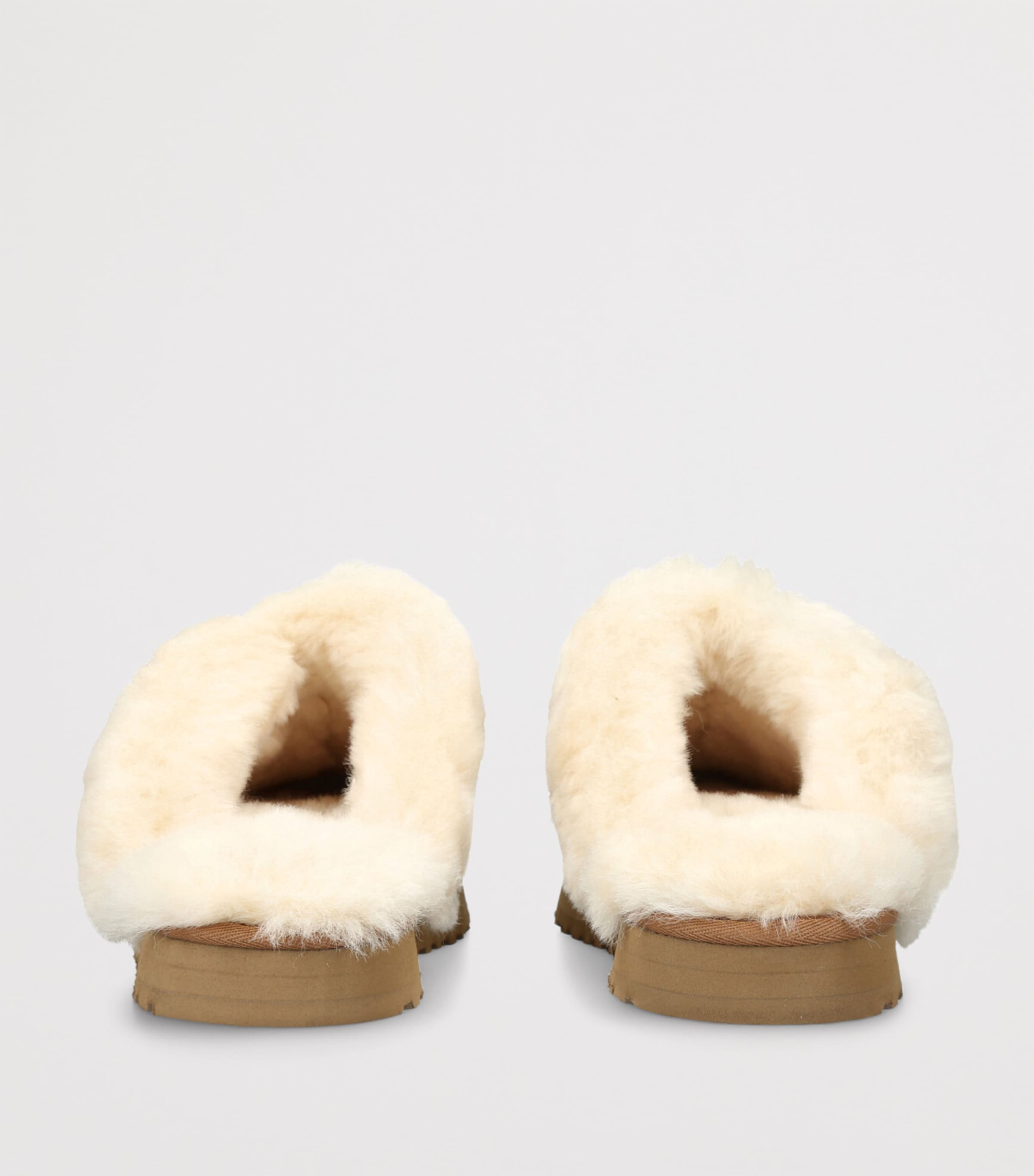 Suede Disquette Slippers BROWN Image 2