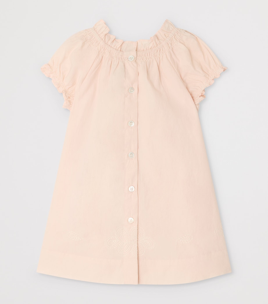 Bonpoint Cotton Sidwell Dress (6-18 Months) Upb Rose Petale Image 2