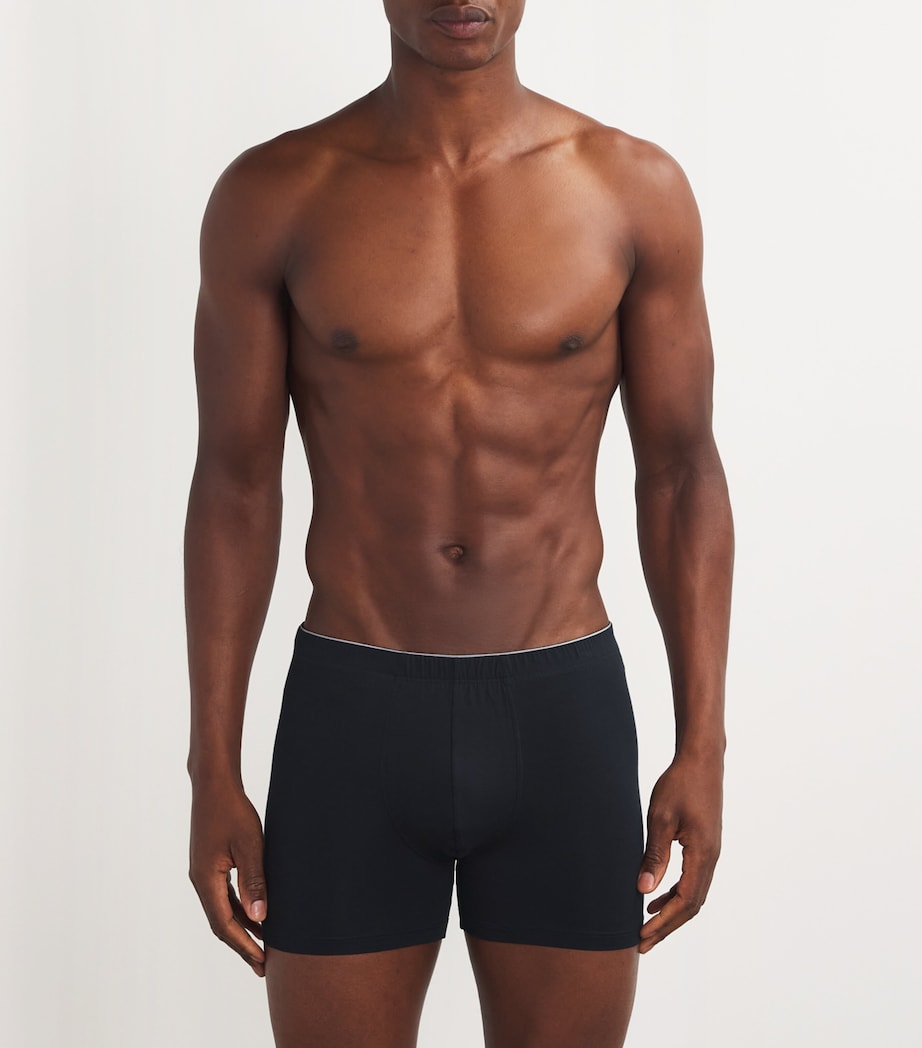 Cotton Superior Boxer Briefs BLACK Image 2