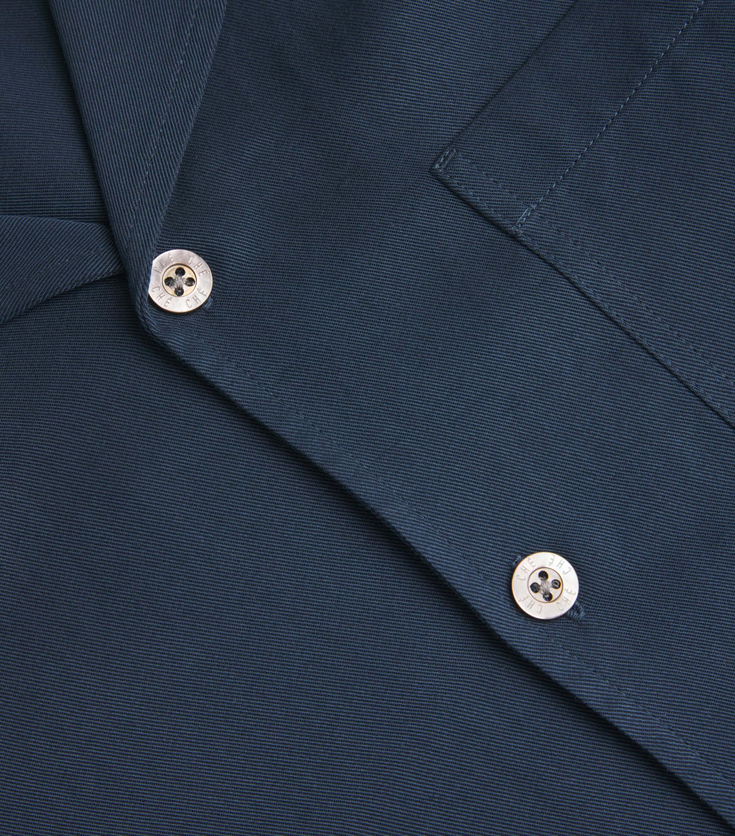 CHÉ Mens Short-Sleeve Shirt Navy Image 5