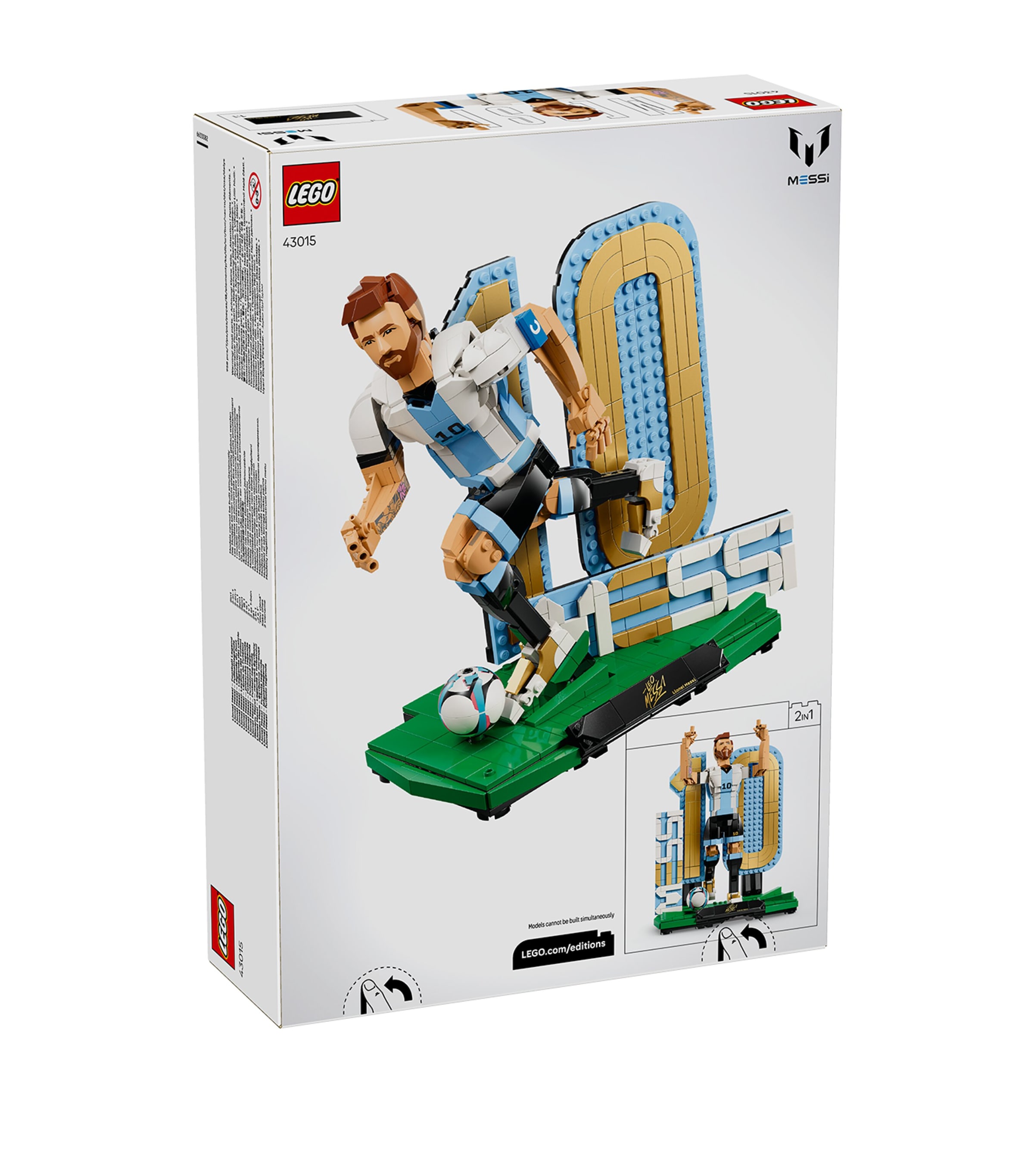 Lego LEGO Editions Lionel Messi Football Legend 43015 Image 2