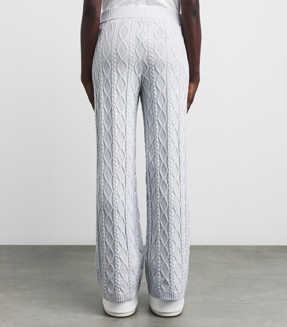 Cable-Knit Snow Bunny Trousers ZEN BLUE Image 4