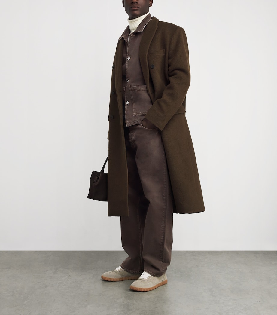 Garment-Dyed Loose Jeans VINTAGE BROWN 170 Image 2