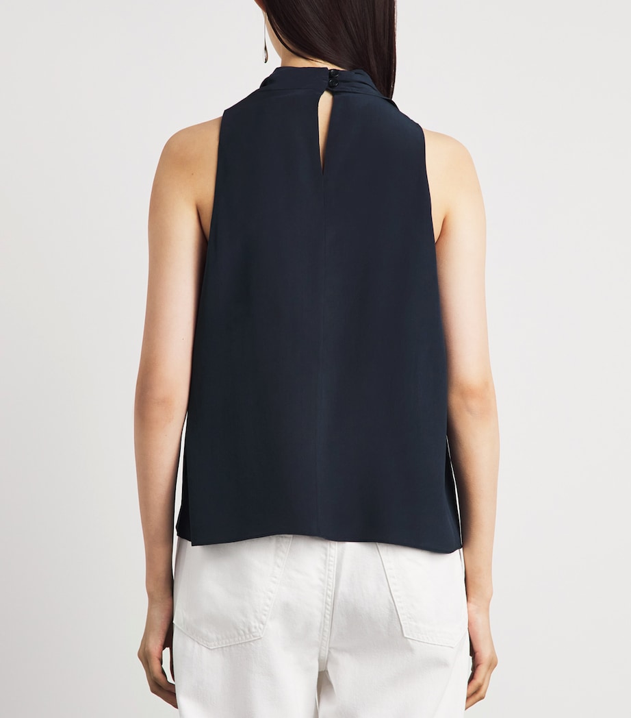 Rag & Bone Womens Silk Adela Scarf Blouse Salute Image 5