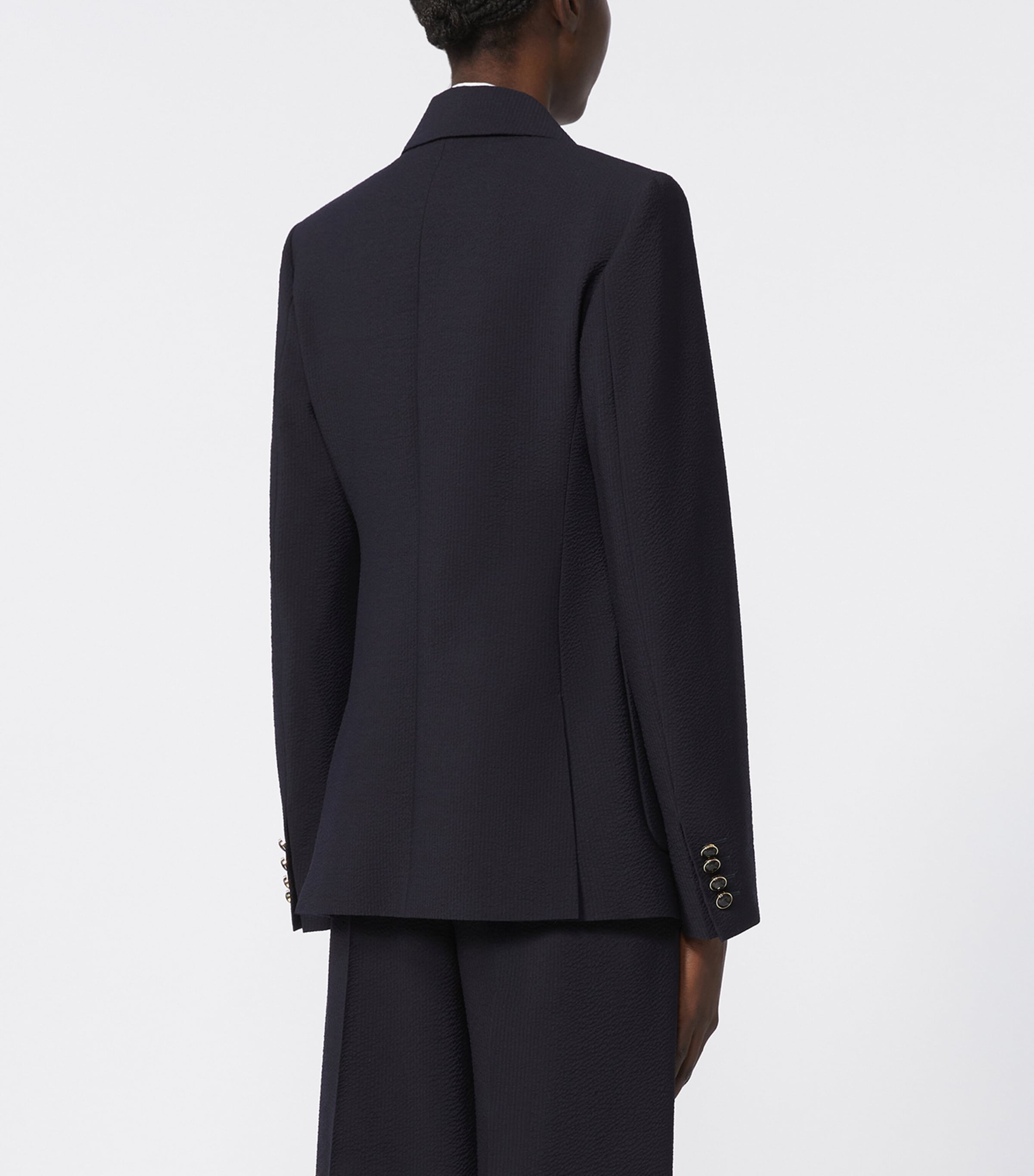 Virgin Wool Double-Breasted Blazer ULTRAMARINE Image 4