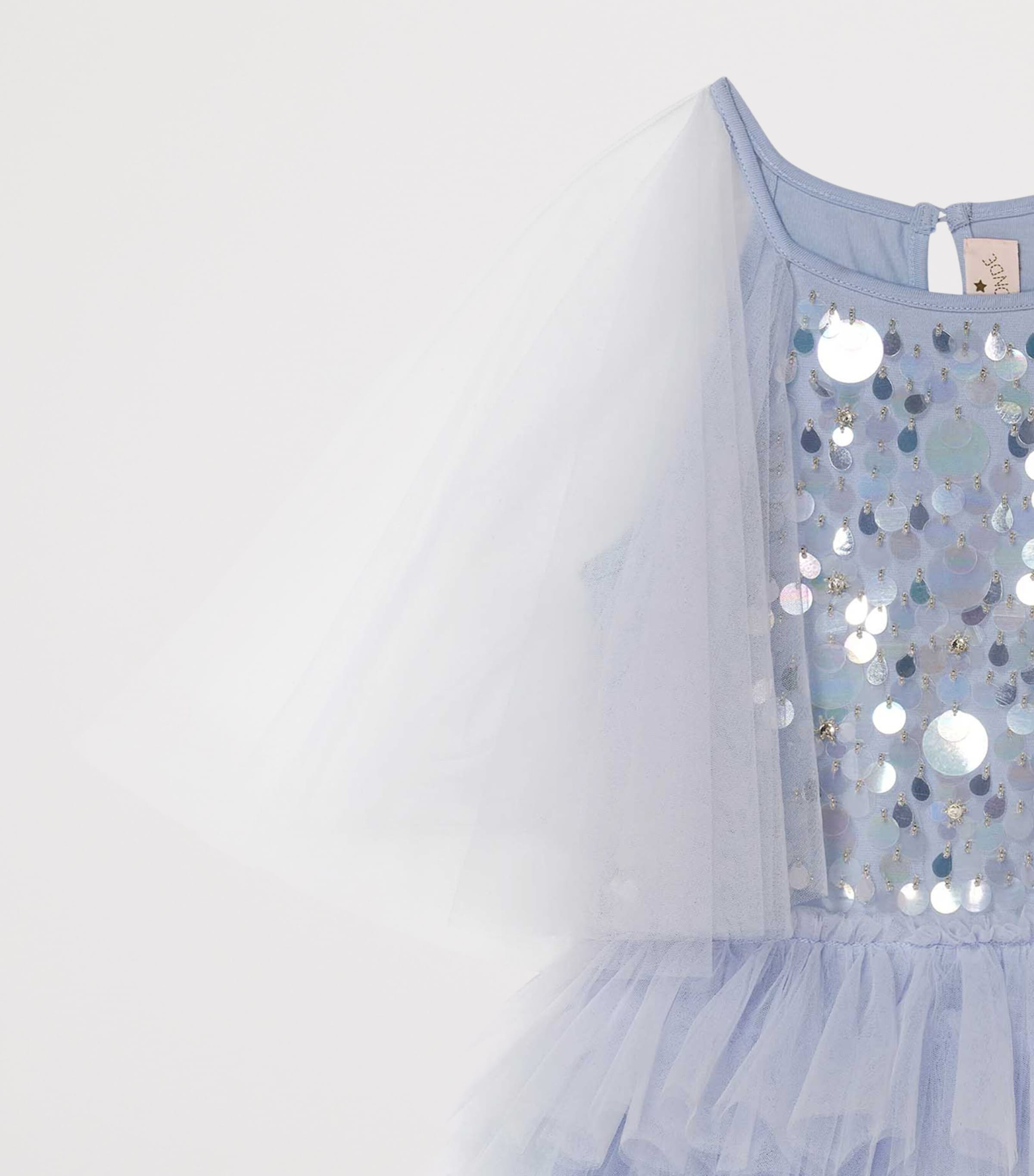 Tutu Du Monde Tulle Embellished Flutter Dress (2-11 Years) Whitsunday Passage Image 4