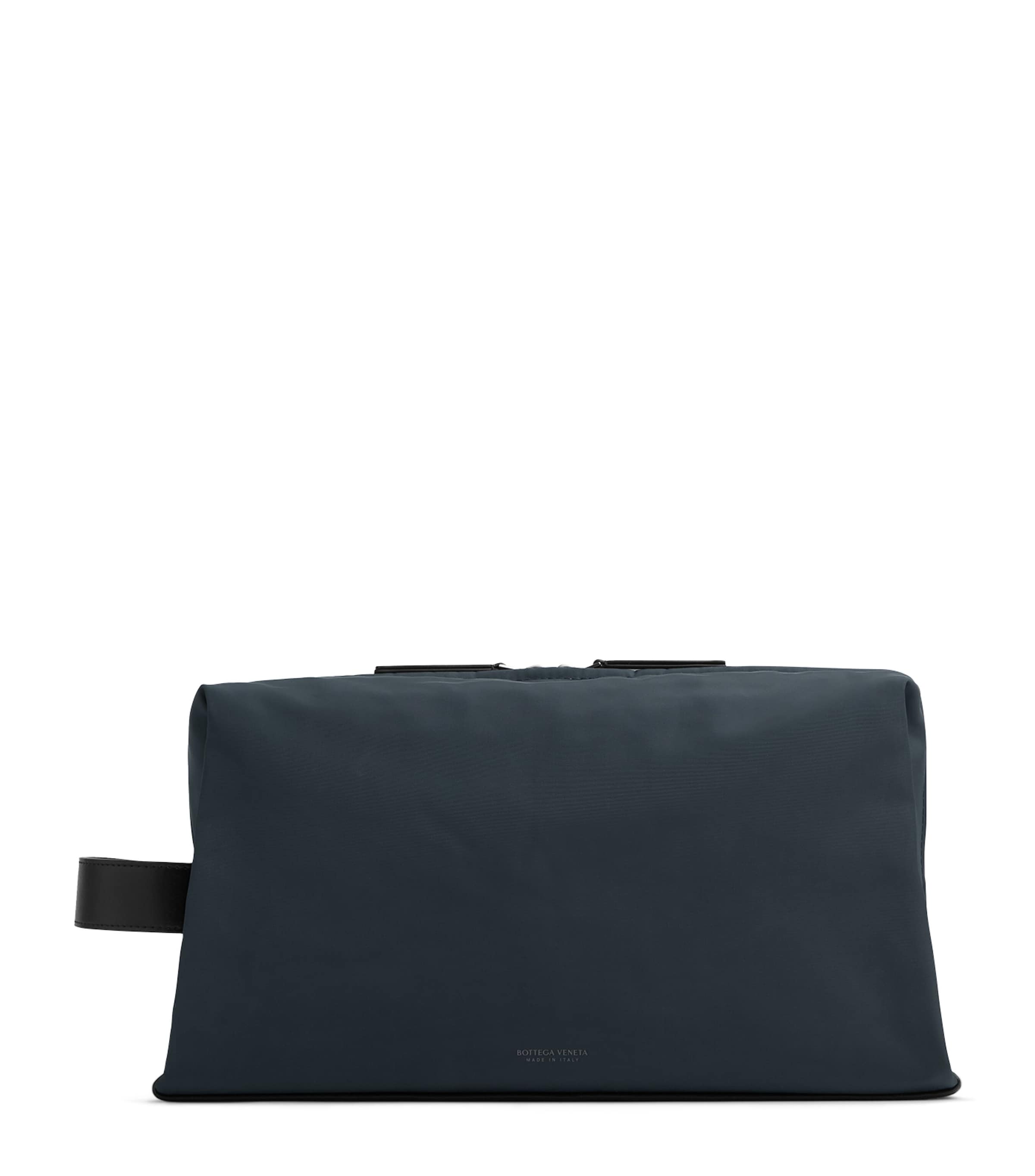 Bottega Veneta Large Tokyo Wash Bag In Blue