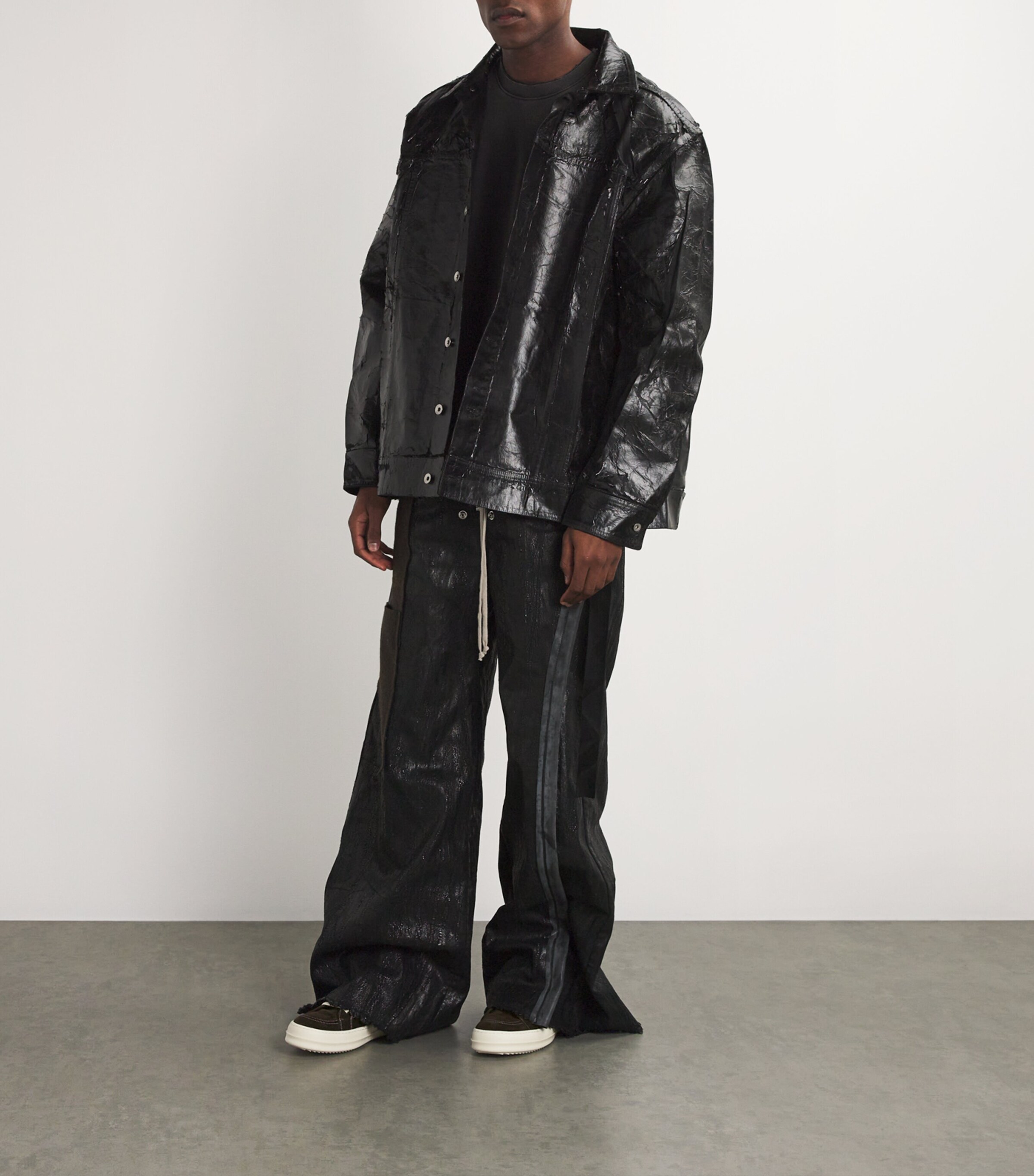 Rick Owens Suede Vintage Low-Top Sneakers | Harrods US