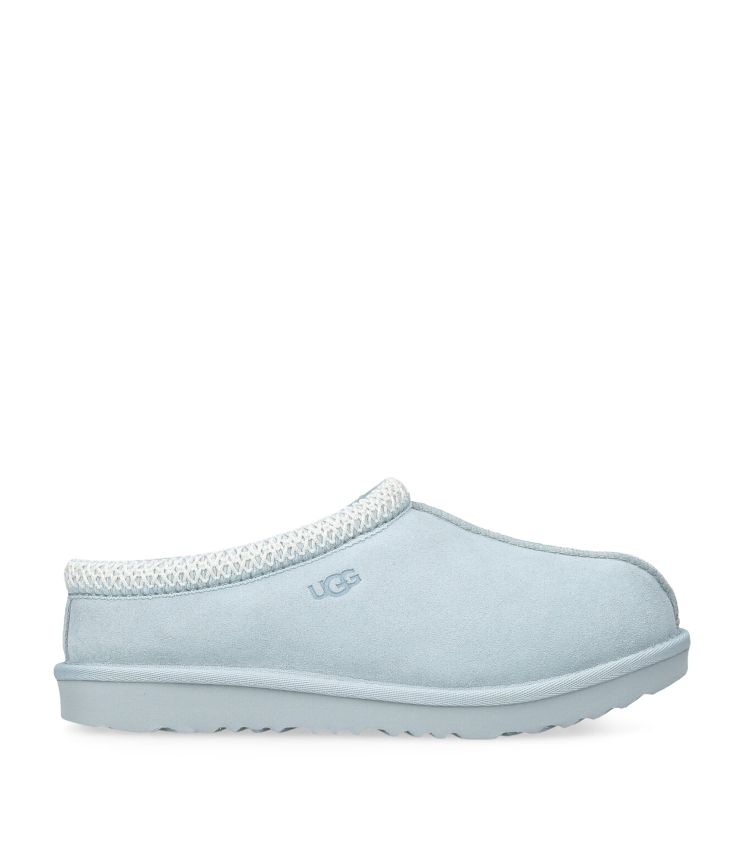 Ugg Kids Suede Tasman Ii Slippers In Blue