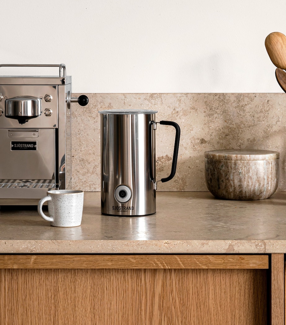 Stainless Steel Milk Frother (300ml) STEEL Image 4