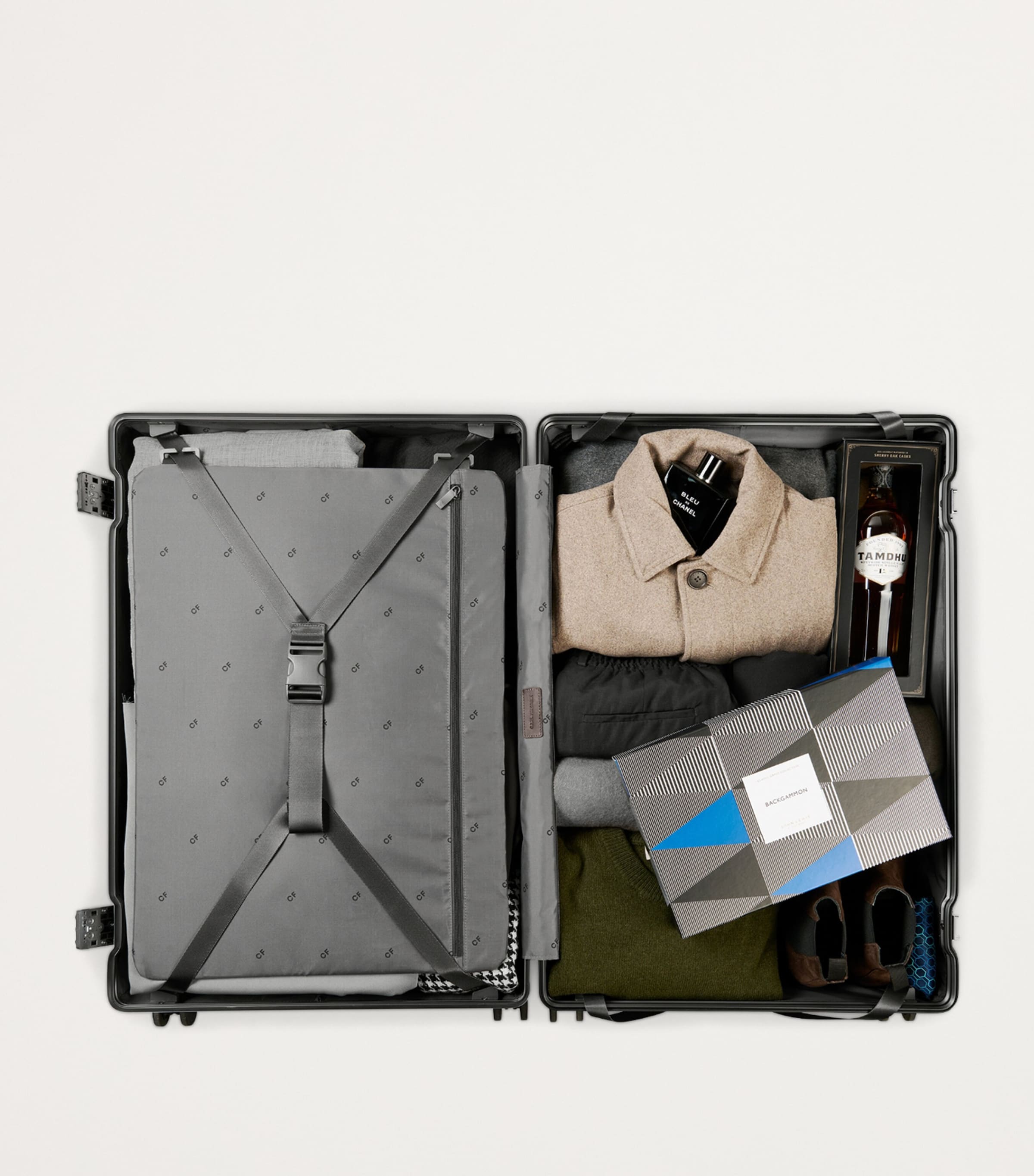 The Large Check-In Suitcase (78.5cm) GREY/ CHOCOLATE Image 7