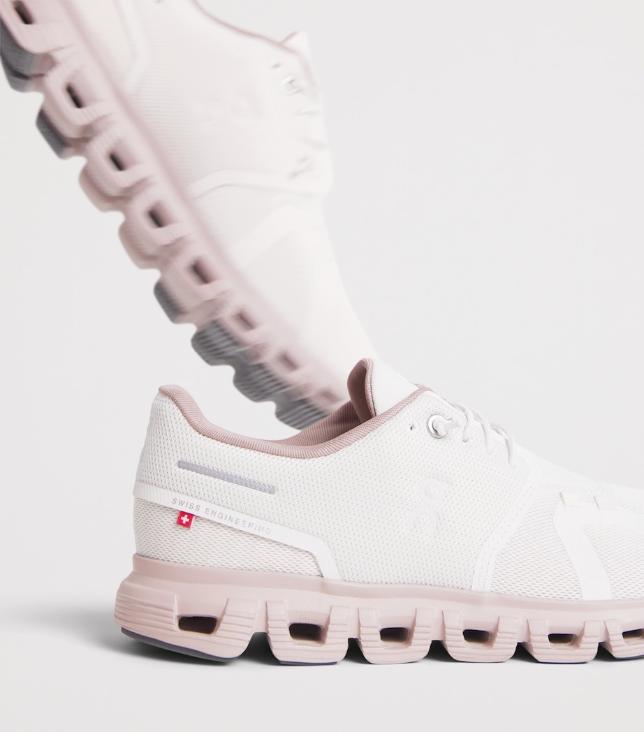On Womens Cloud 6 Trainers Oyster | Biscuit Image 7