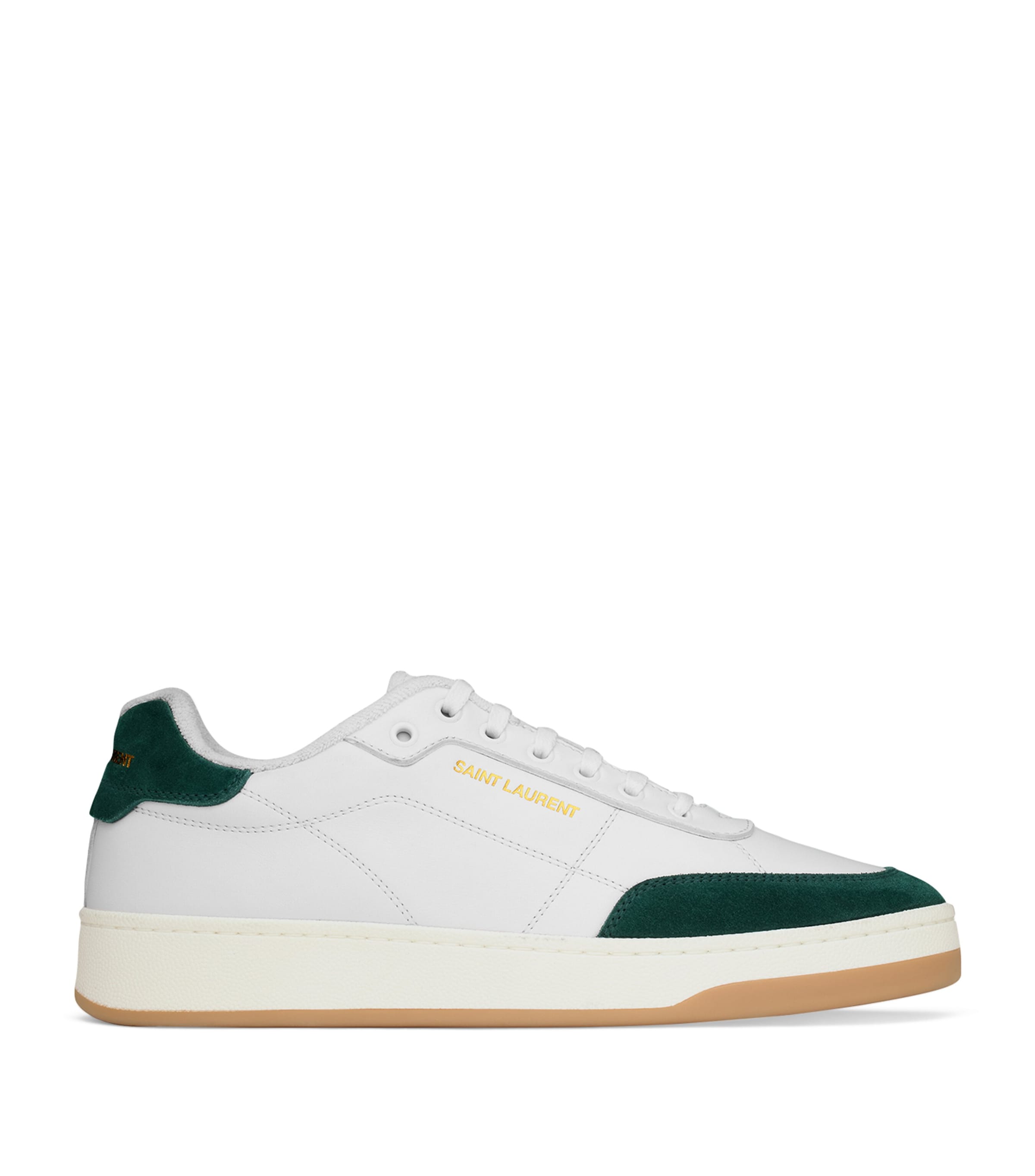 Saint Laurent Sl61 Sneakers In Smooth Leather In White