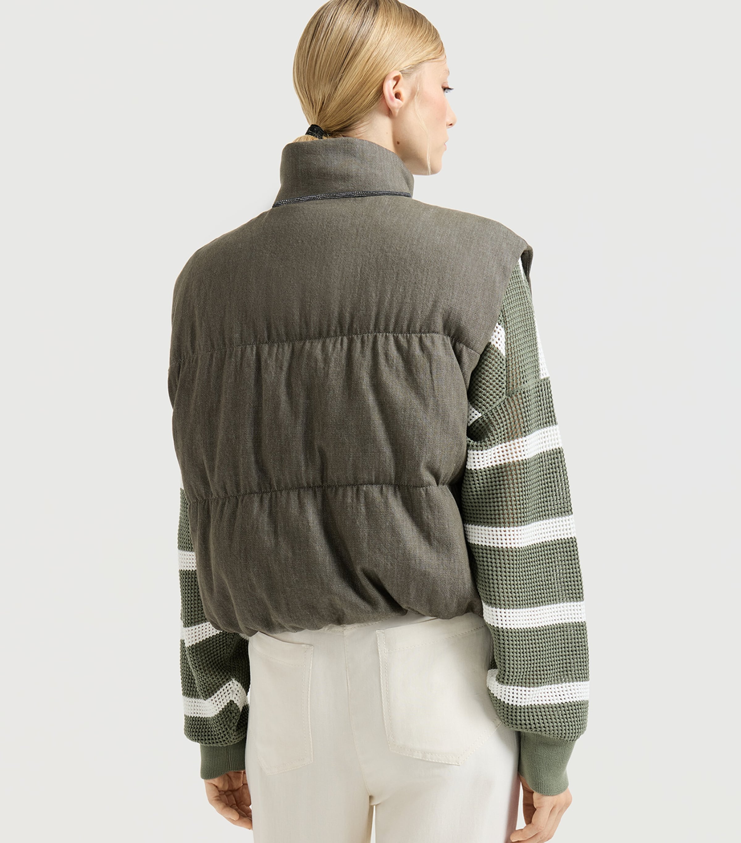 Brunello Cucinelli Womens Cotton Padded Gilet Image 5