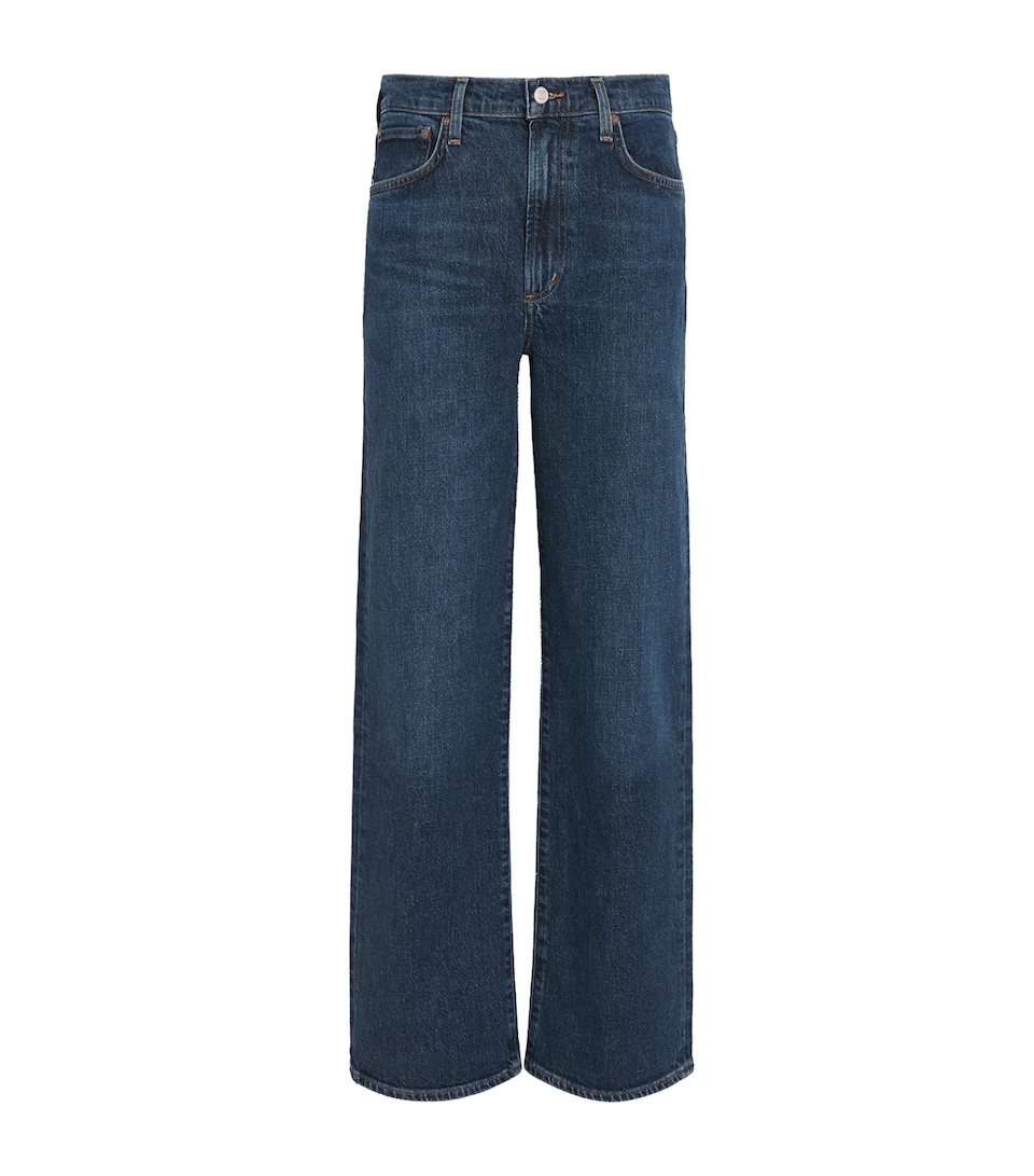 AGOLDE Harper Mid-Rise Straight Jeans Eho