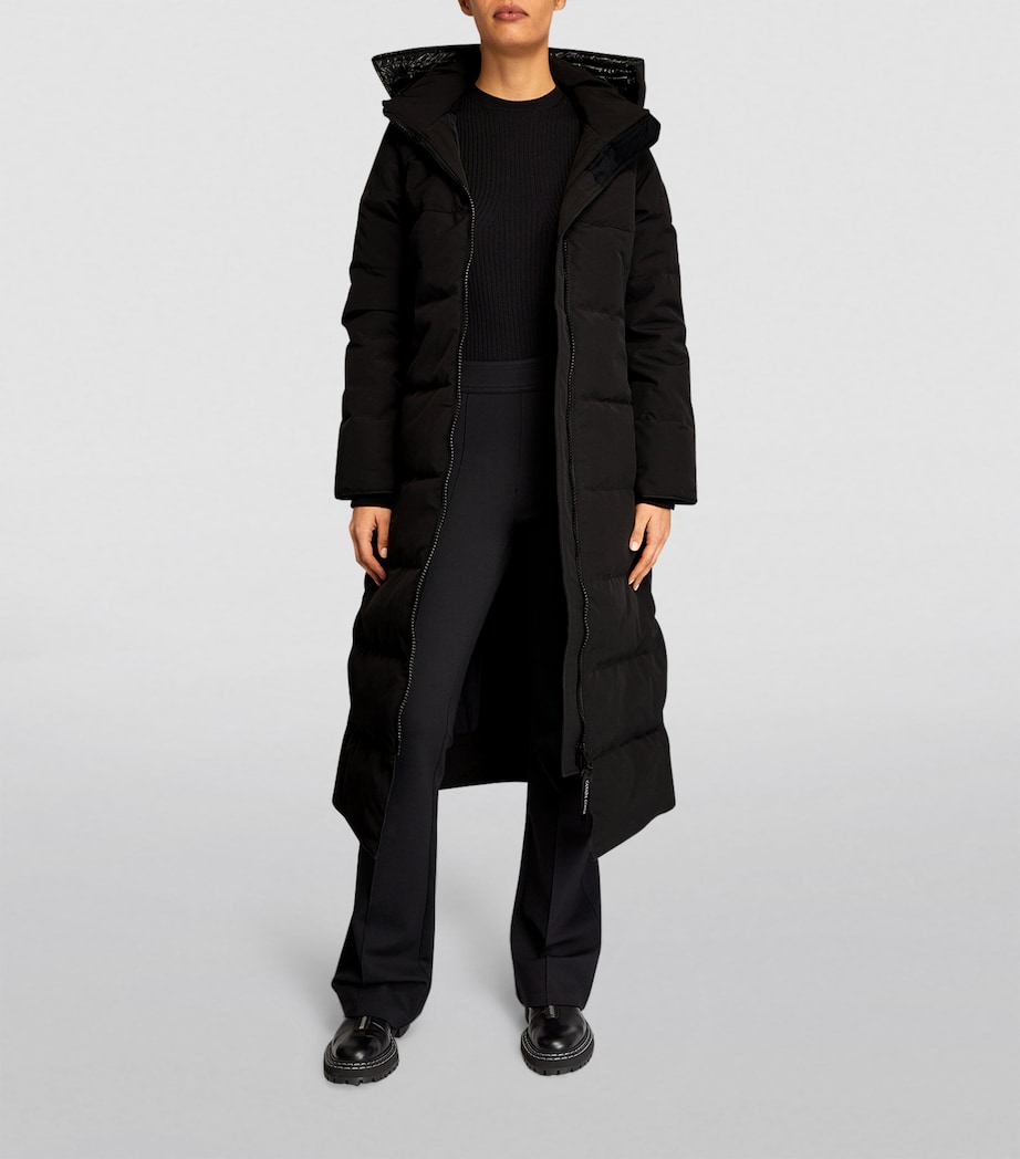 Canada Goose Womens Mystique Hooded Parka Black Noir Image 2