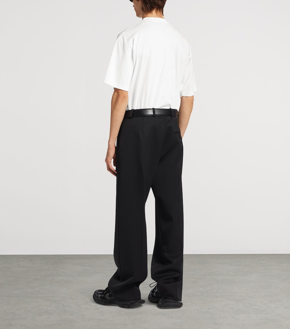 Balenciaga Mens Cotton Messy Spray T-Shirt Image 3