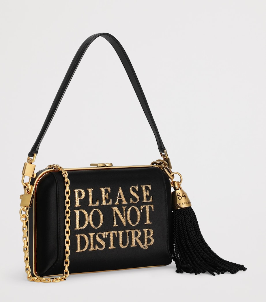 Dolce&Gabbana Do Not Disturb Top-Handle Bag Black/gol Image 4