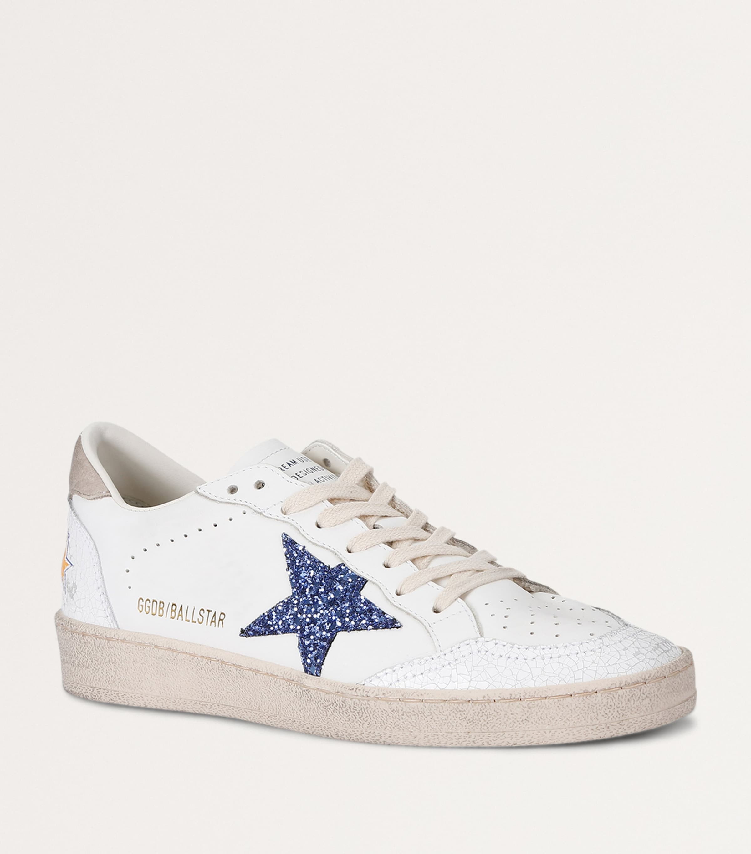 Leather Ball Star Sneakers WHITE/OTH Image 4