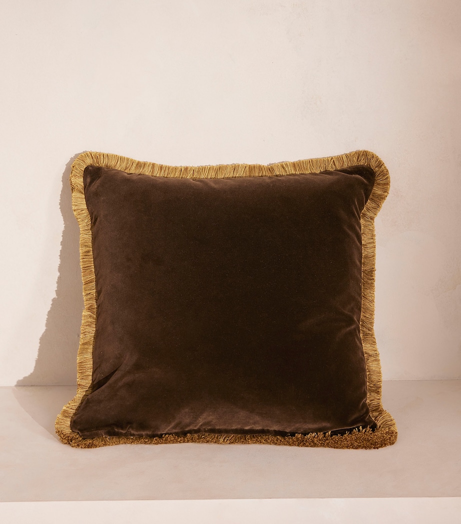 Soho Home Jacquard Aspen Square Cushion (50cm x 50cm) Yellow Image 5