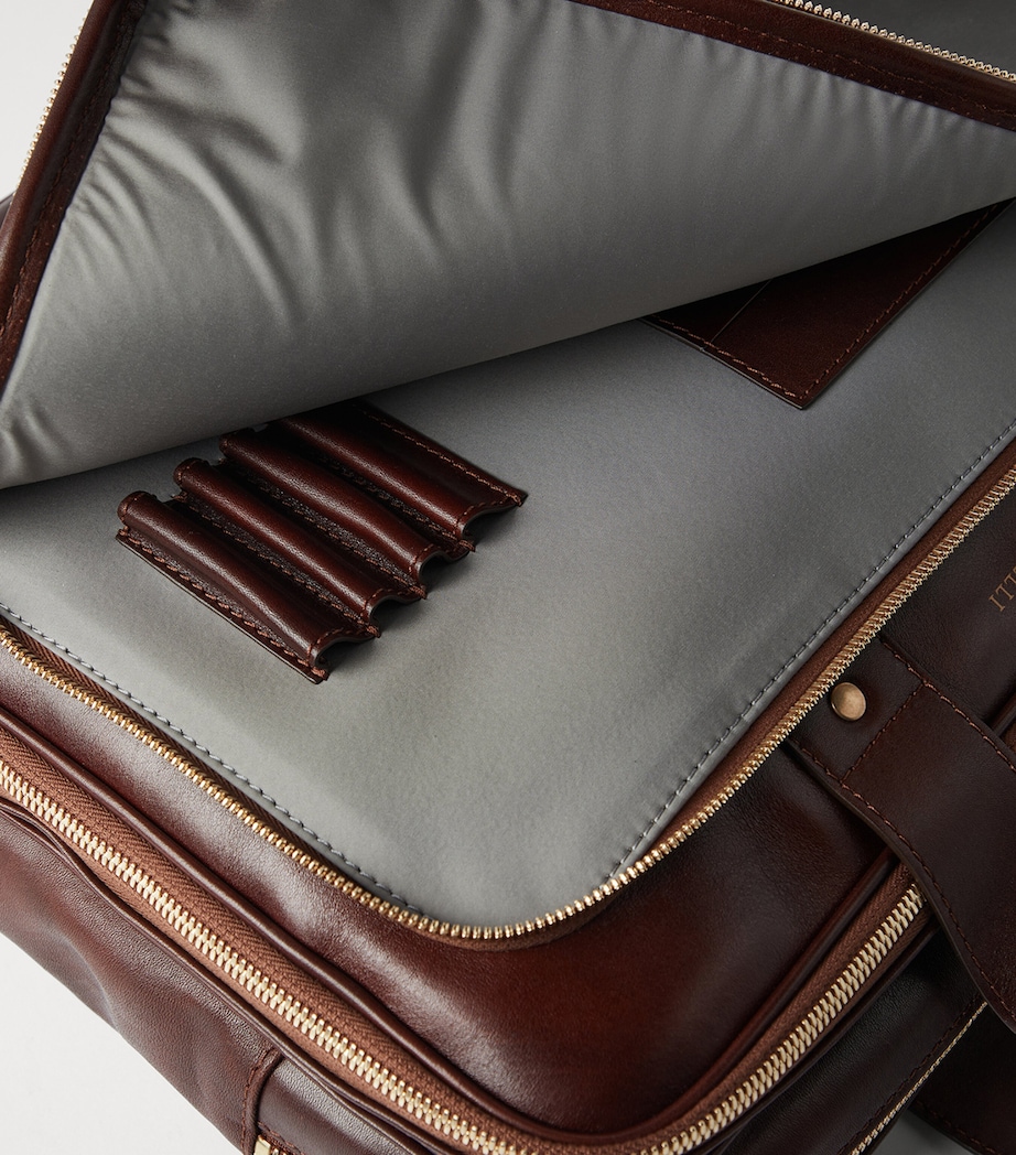 Calfskin Zipped Briefcase C8457 Image 5