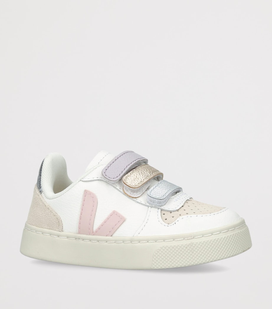 Veja Leather-Suede V-10 Sneakers White/comb Image 3
