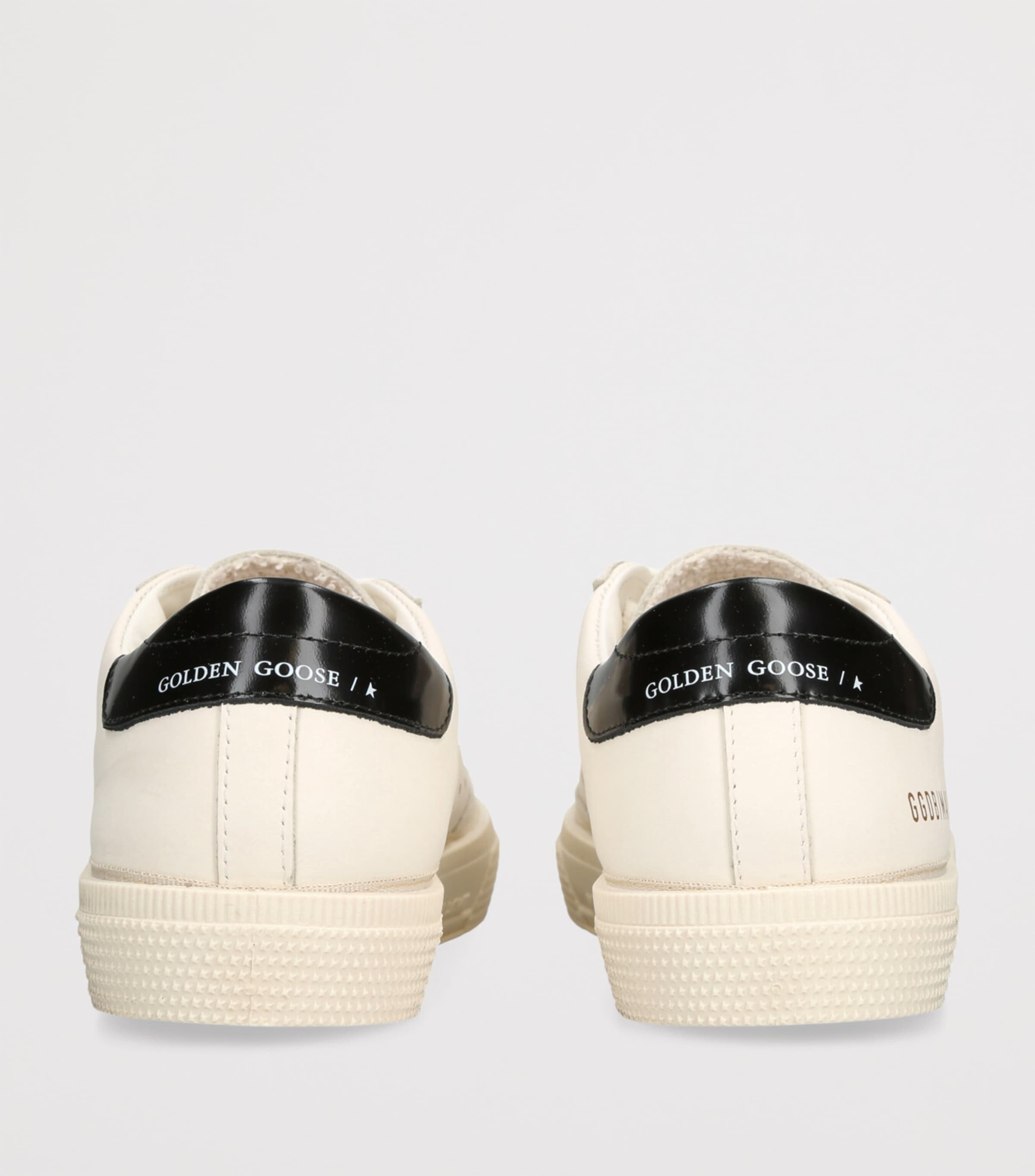 Leather May Sneakers WHITE/BLK Image 2
