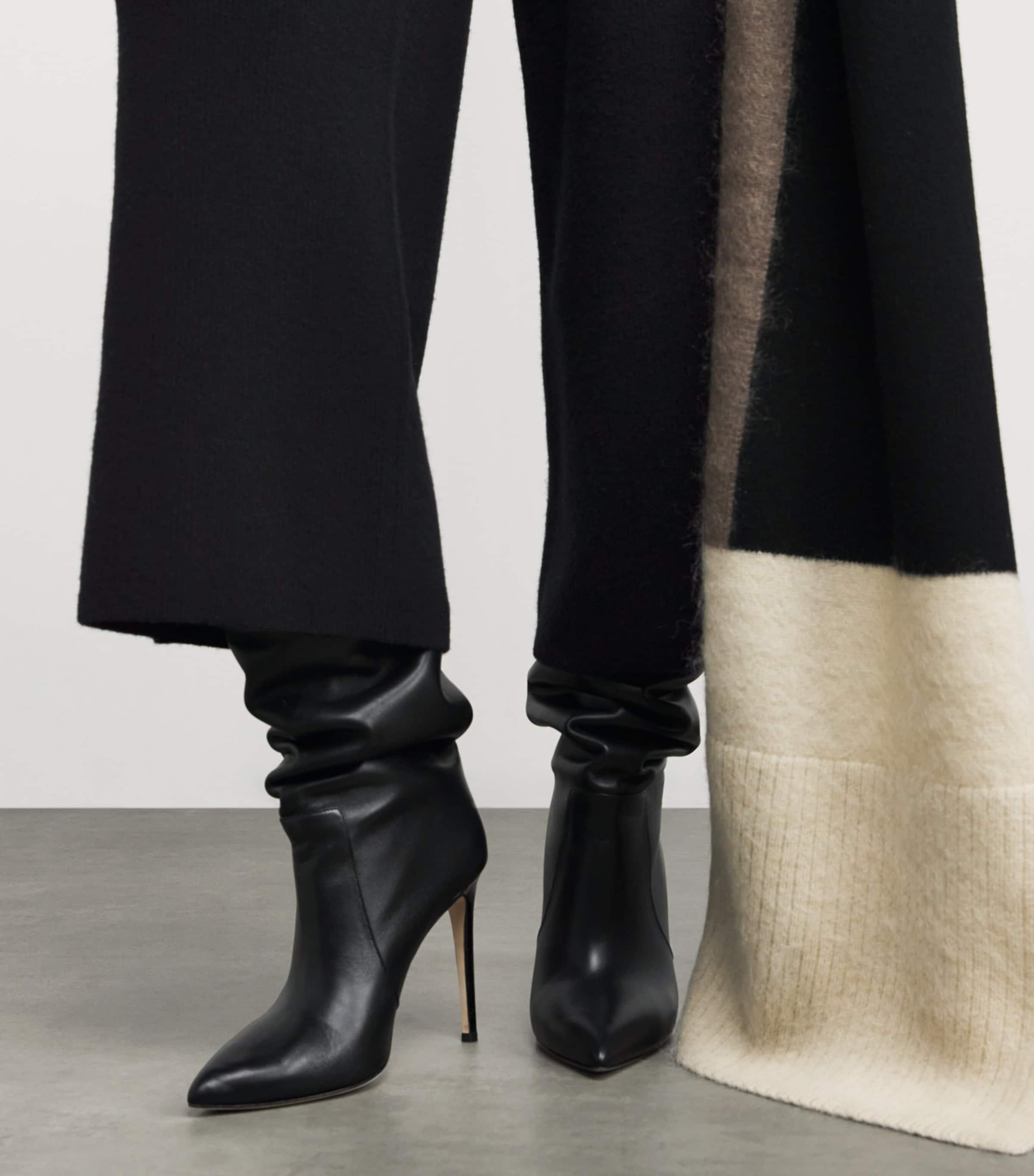 Merino Wool Culottes BLACK Image 6