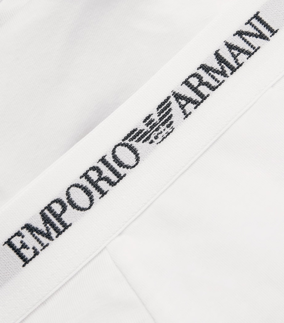 Stretch-Cotton Logo Trunks (Pack Of 3) M0066 WHITE Image 5