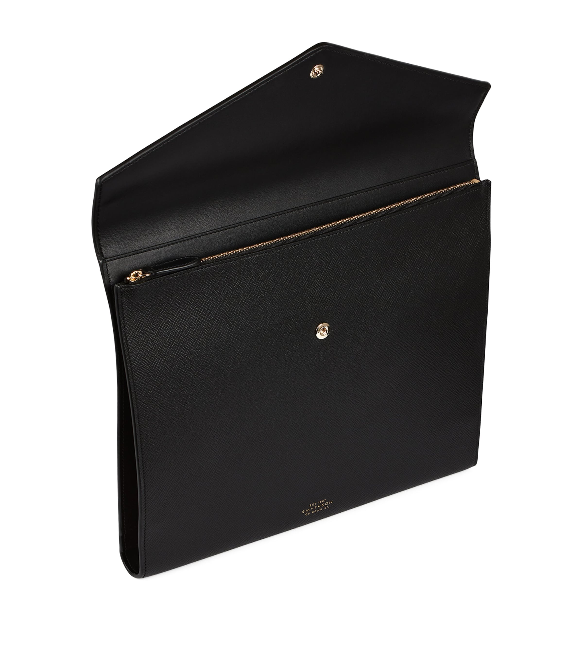 Leather Panama A4 Writing Folder BLACK Image 3