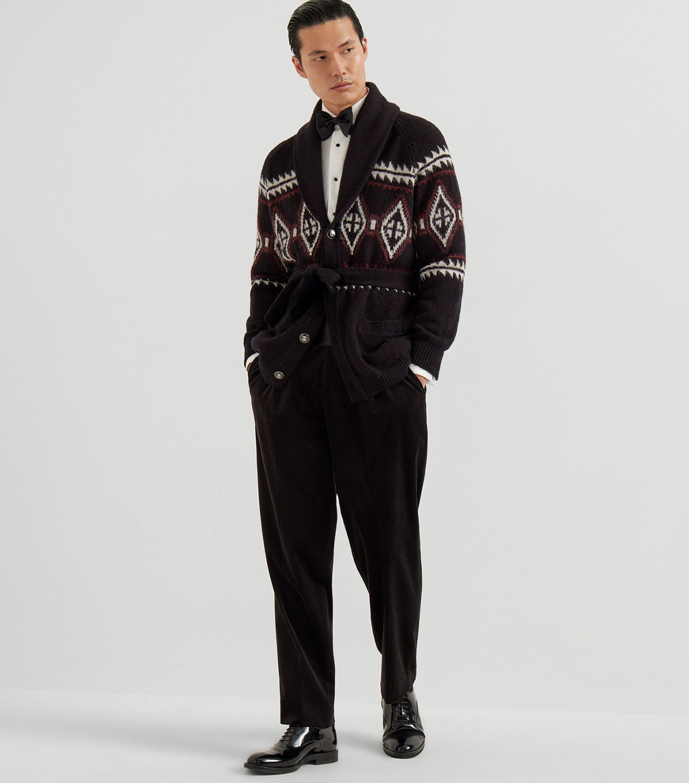 Virgin Wool-Silk-Cashmere Cardigan CEC66 Image 5