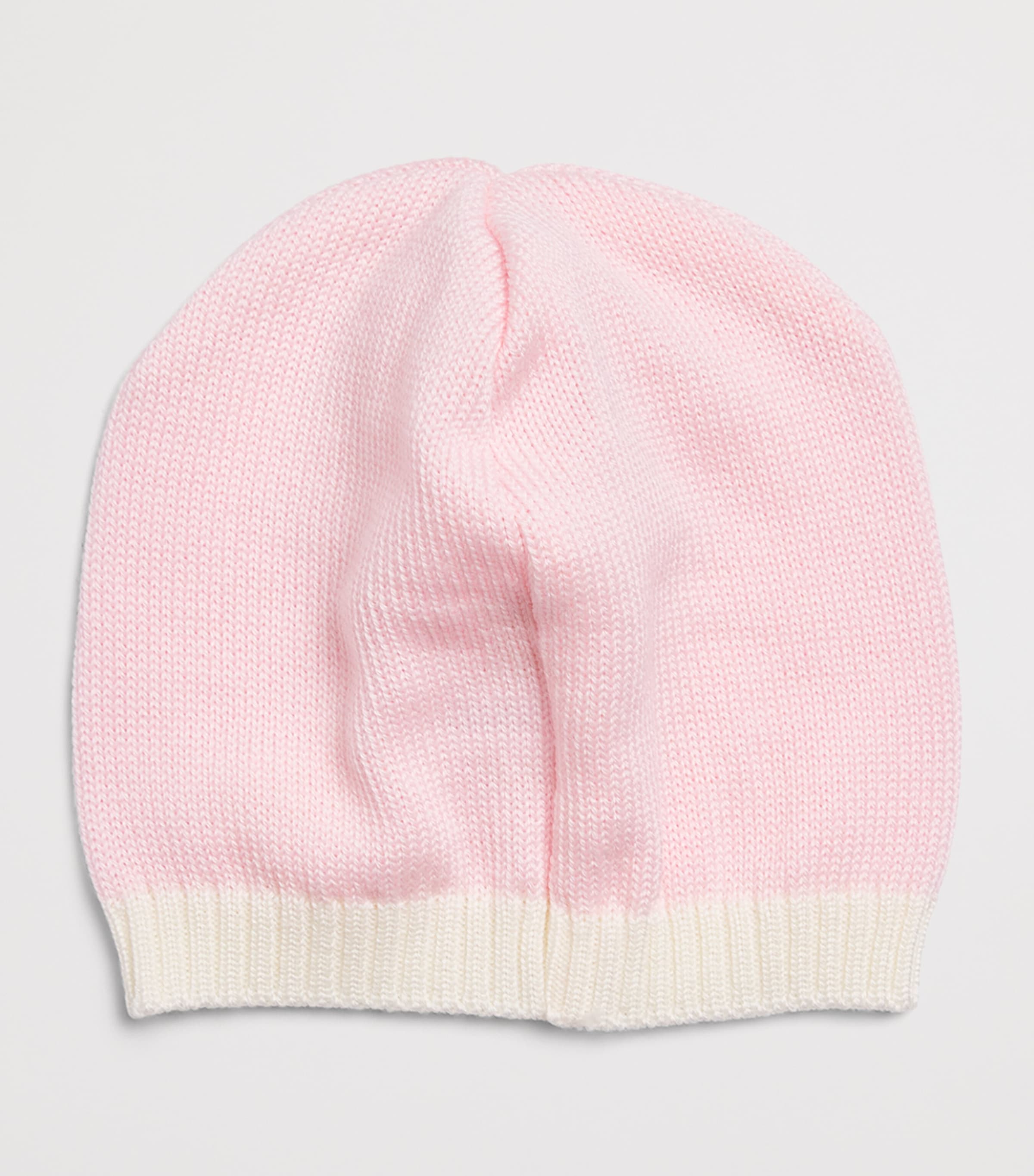 Bimbalo Wool Floral Hat (1-24 Months) Pink Image 2