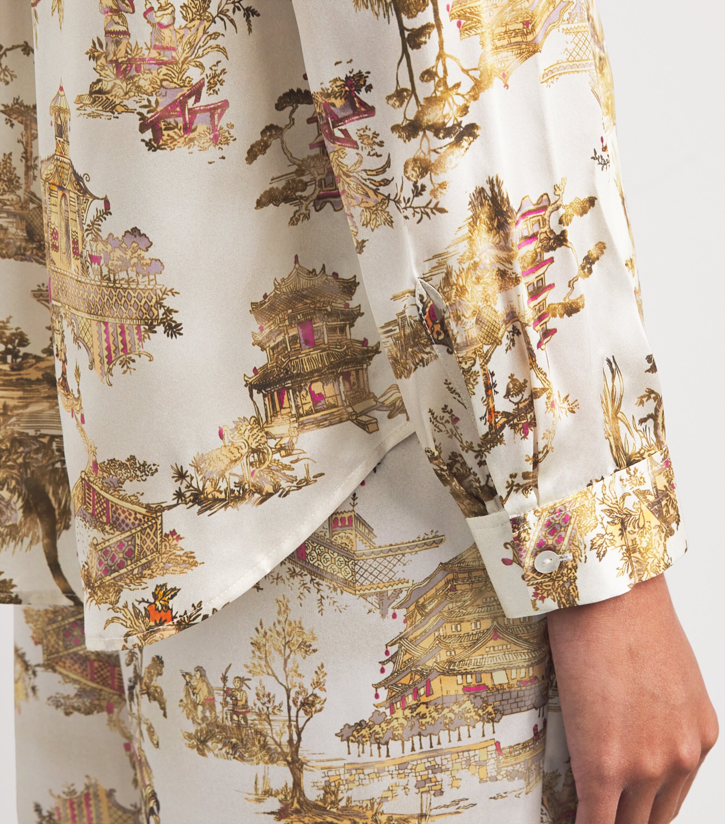 Silk Printed Tyler Shirt EMCS ECR MLTI CHNSRI Image 6