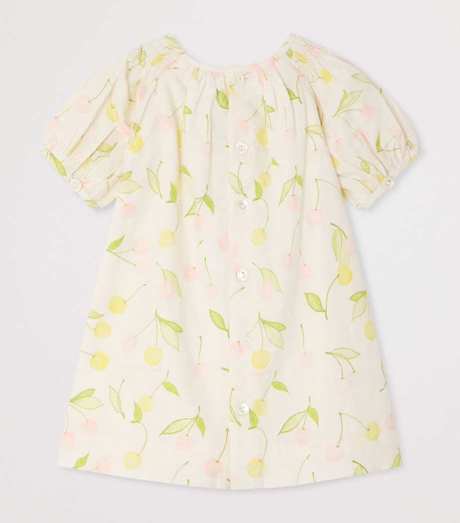 Organic Cotton Printed Luce Dress (6-18 Months) IMP ROSE POUDRE Image 2