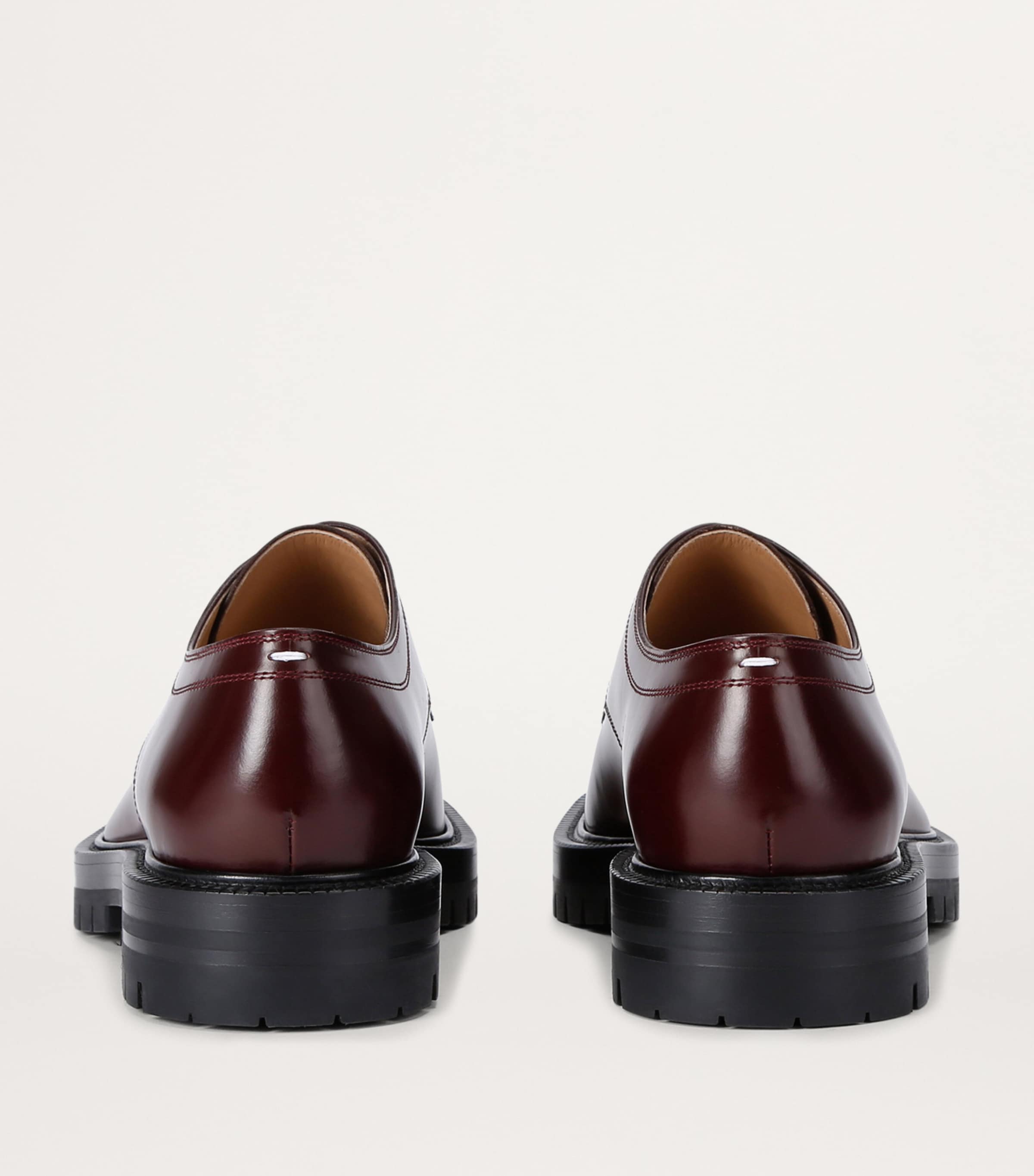 【Maison Margiela】 バーガンディ Tabi County ローファー Tabi County Combat Loafers – FORTY FIVE TEN