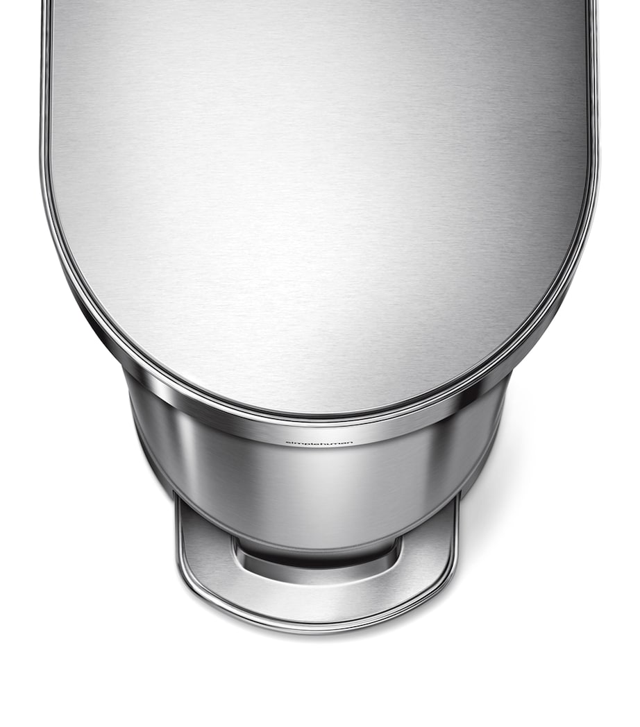 Slim Brushed Steel Pedal Bin (45L) BRUSHED Image 6