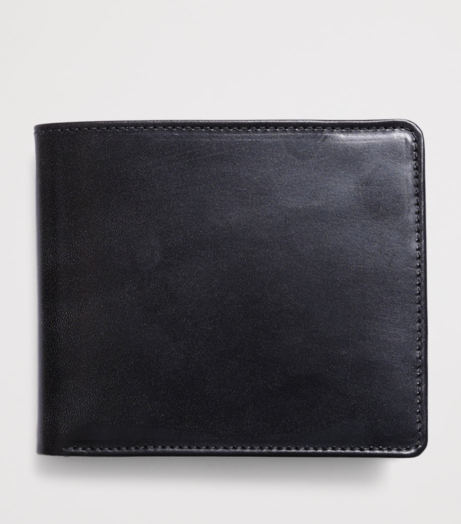 Leather Bifold Wallet BLACK/BLACK Image 2