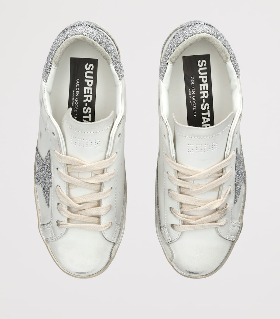 Golden Goose Leather Super-Star Sneakers White/oth Image 4