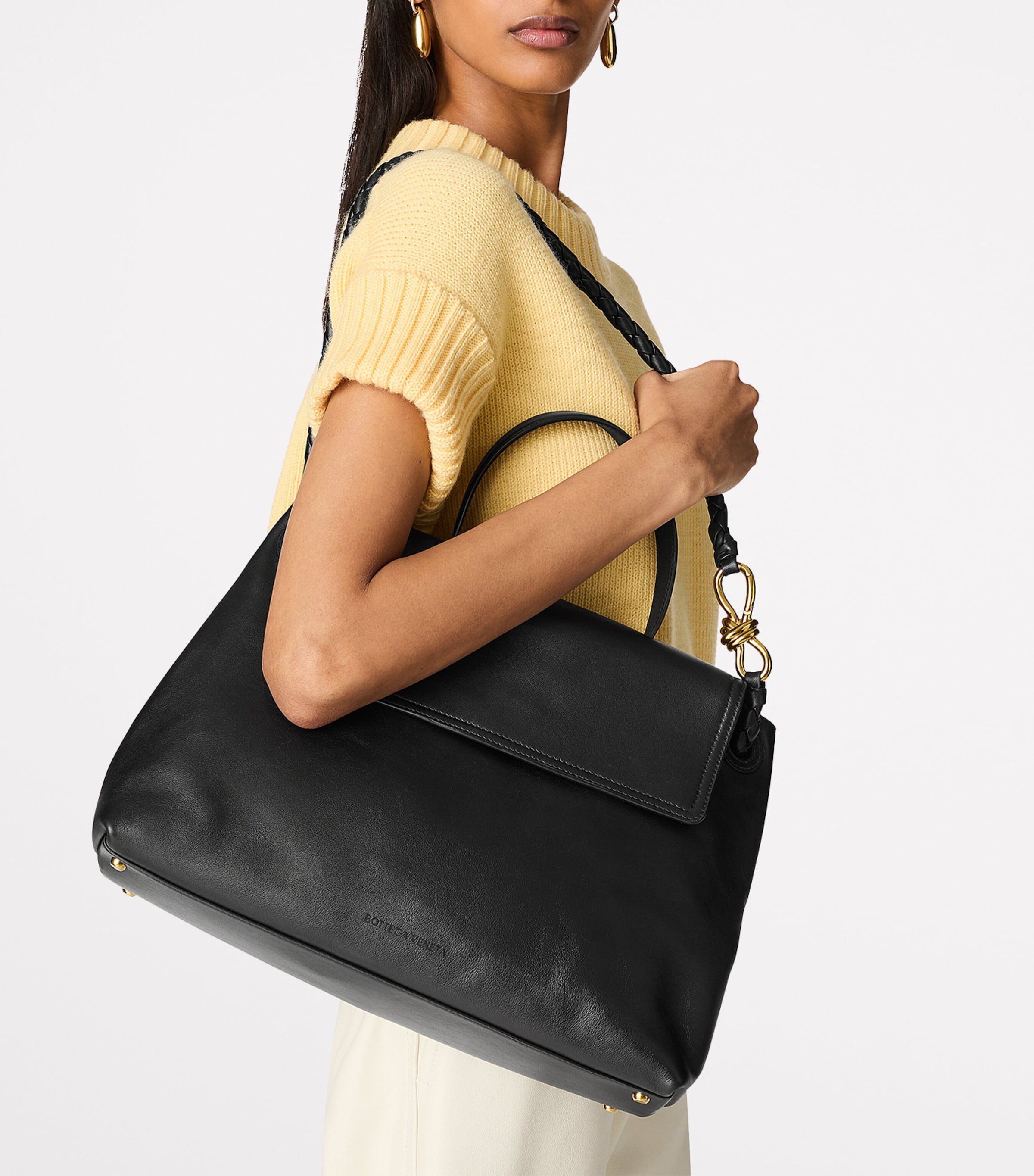 Bottega Veneta Medium Calfskin Ciao Ciao Top-Handle Bag Image 2
