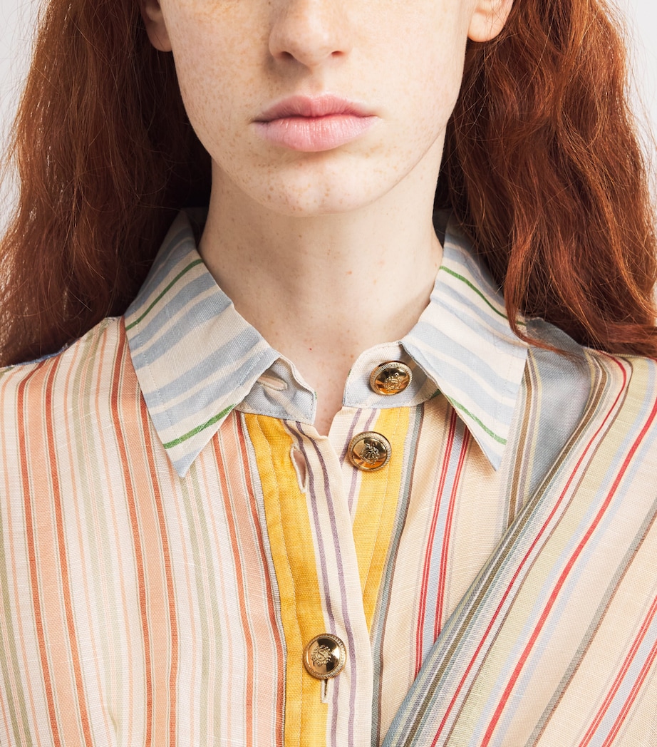 Striped Rebellion Midi Dress SPSTR SPLICD STRIPES Image 4