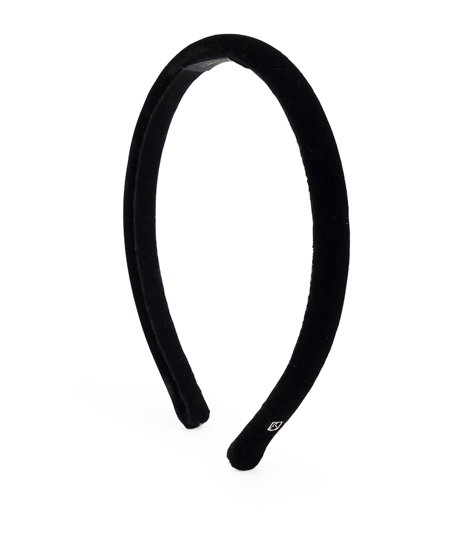Alexandre de Paris Velvet Timeless Ella Headband N Noir Image 2