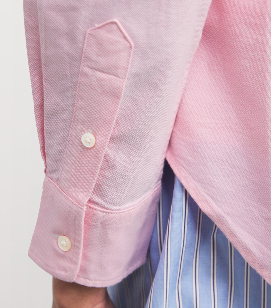 Polo Ralph Lauren Womens Cotton Oxford Shirt Bath Pink Image 6