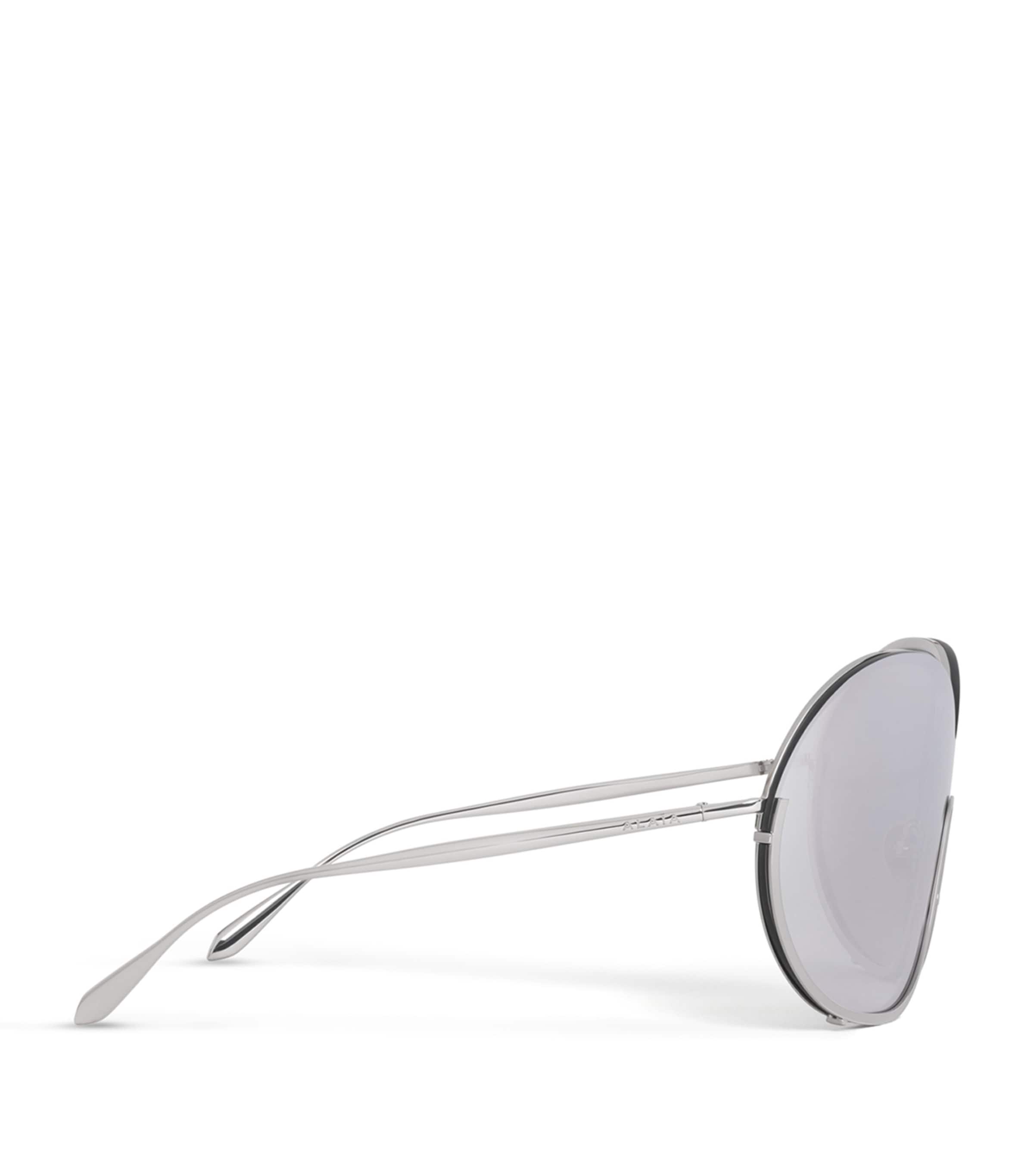 Alaïa Metal Butterfly Sunglasses Argent Image 2