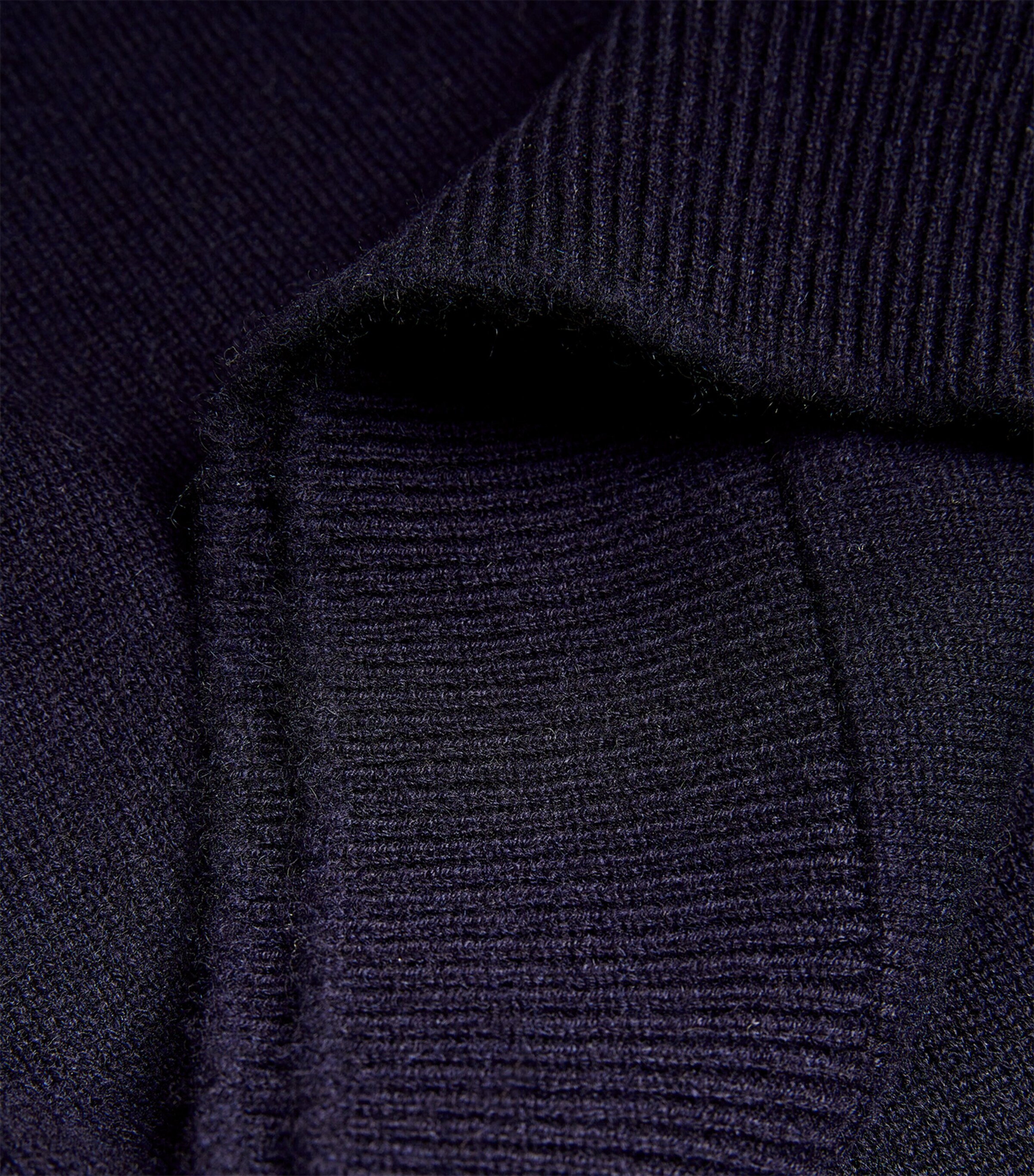 Harrods Womens Cashmere Hoodie Navy Image 5