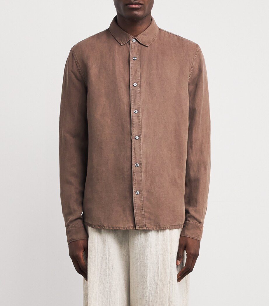 Linen-Blend Peters Shirt VINTAGE OTTERTAIL Image 3