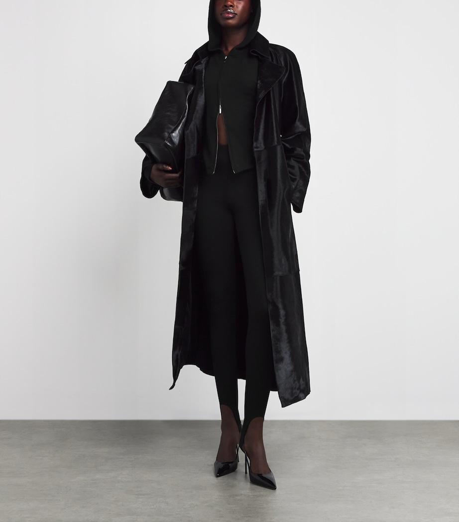 High-Waist Stirrup Leggings OBSIDIAN Image 2